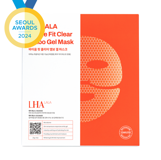 LHALA Biome Fit Clear Embo Gel Mask
